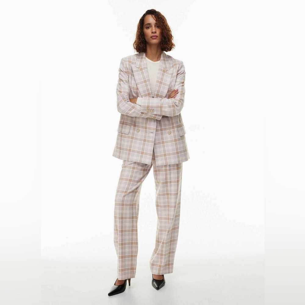 Wilfred Effortless Pants in Checkered Twill - Picture 3 of 9
